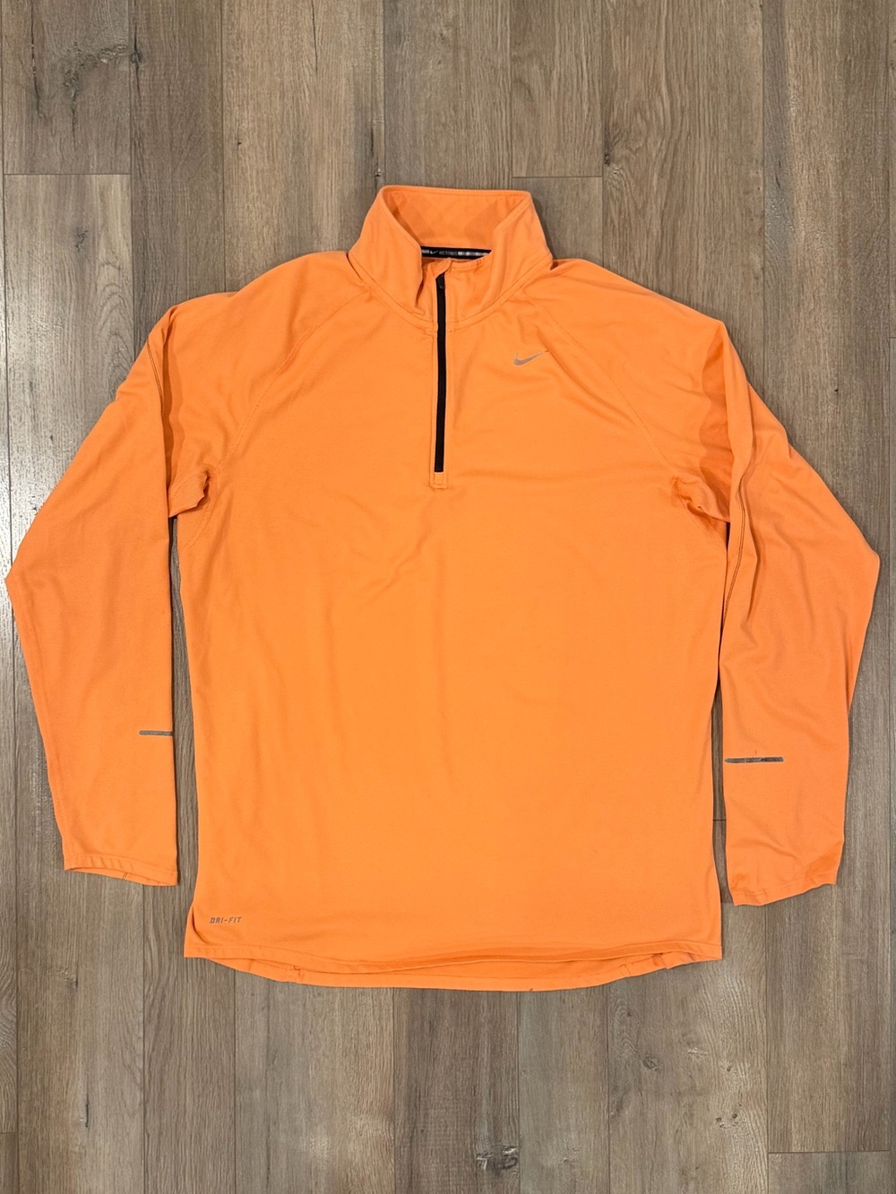 Nike Men’s Bright Orange Performance Half-Zip Jacket